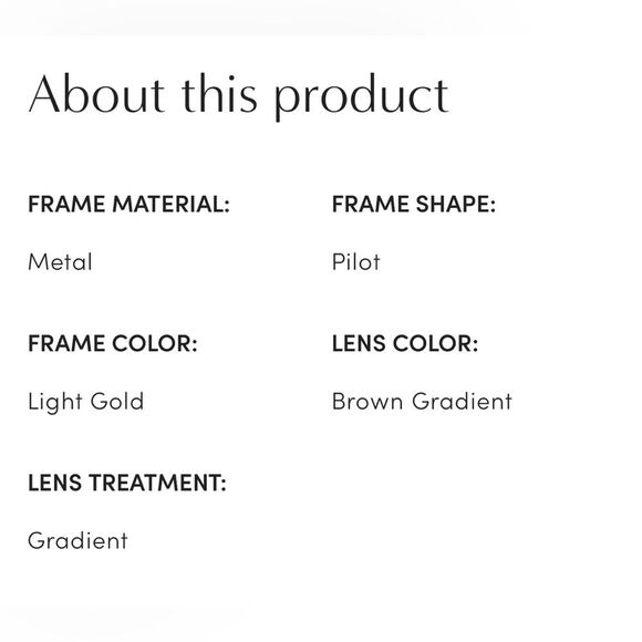 Burberry Pilot-Shaped Sunglasses, Light Gold & Brown Gradient Lens, NWT - Picture 15 of 16